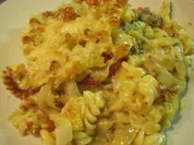 Weißkohlauflauf mit Hack, Nudeln und Käse - Rezept