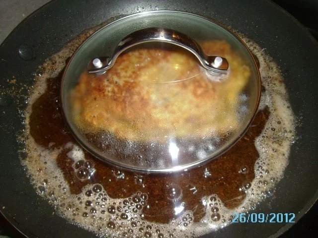 Rezept: Wildschwein-Cordon-Bleu mit grünem Salat Bild Nr. 9 Wildschwein-Cordon-Bleu mit grünem Salat - Rezept - Bild Nr. 9