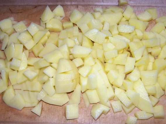 Deftiger Paprika-Rahm-Topf mit gebratenem Leberkäse - Rezept - Bild Nr. 6