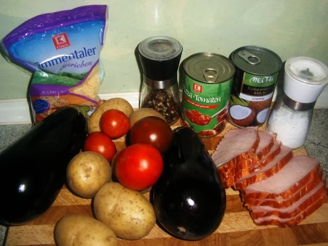 Kassler-Aubergine -Auflauf - Rezept - Bild Nr. 2