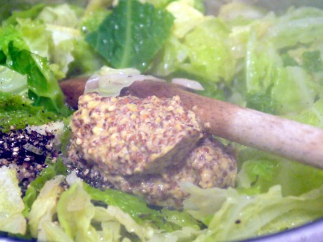 Senfiger Hähnchen Wirsing Topf - einfach - 264 kcal/100g