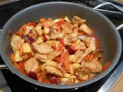 Süßsaures Putenfleisch - Rezept