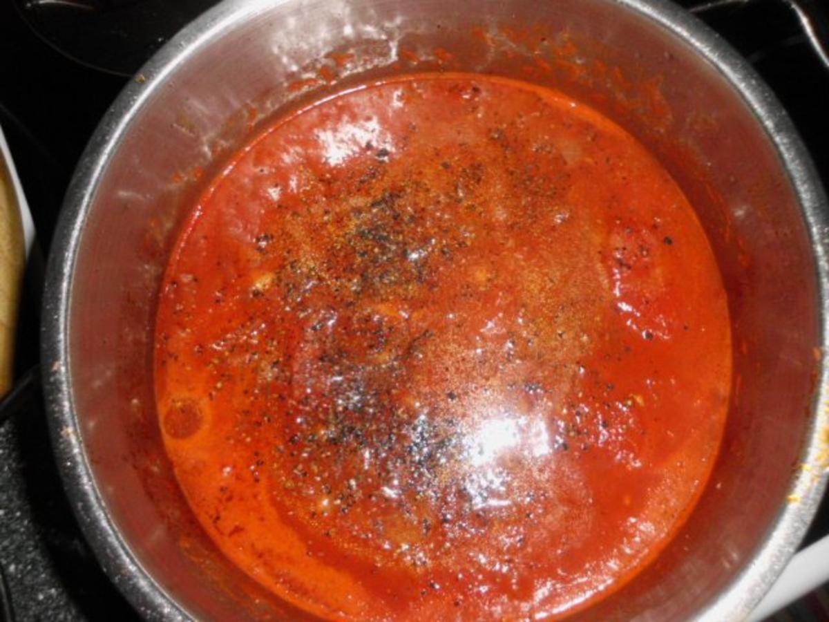 Tomatensuppe mit Parmesan, Knoblauch und Basilikum - Rezept - Bild Nr. 7