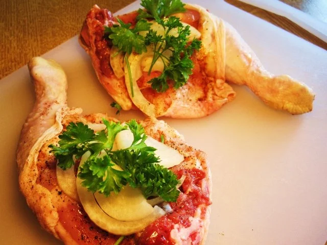 Rezept: Fruchtige Hühnerkeulen ... Bild Nr. 3 Fruchtige Hühnerkeulen ... - Rezept - Bild Nr. 3