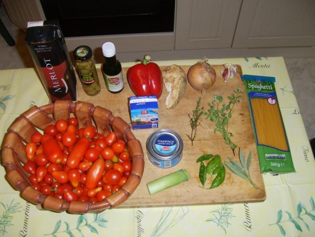 Tomaten-Paprika-Thunfischsauce - Rezept - Bild Nr. 2