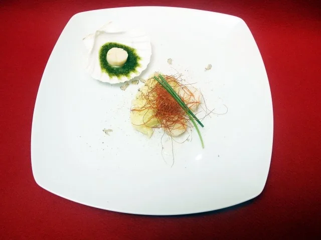 Jakobsmuscheln mit getrüffeltem Kartoffelstampf - Rezept