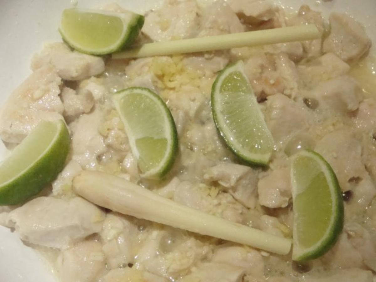 Hähnchen mit Kokos Limetten- Ingwer- Sauce - schnell &amp; einfach - von ...