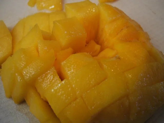 Dessert: Pfirsich-Flammeri mit karamellisierten Früchten - Rezept - Bild Nr. 9