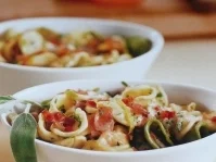 Rezept: Orecchiette mit Blauschimmelkaese und Schinken Orecchiette mit Blauschimmelkaese und Schinken - Rezept