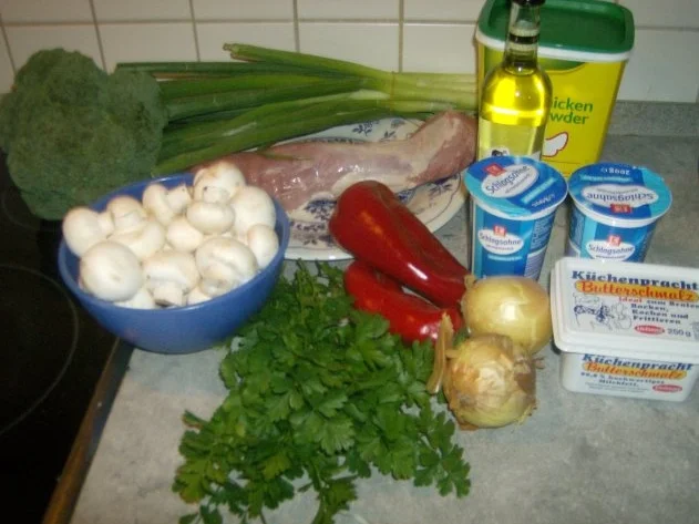 Rezept: Schweinefilet in Weißwein Sahne Soße Bild Nr. 2 Schweinefilet in Weißwein Sahne Soße - Rezept - Bild Nr. 2