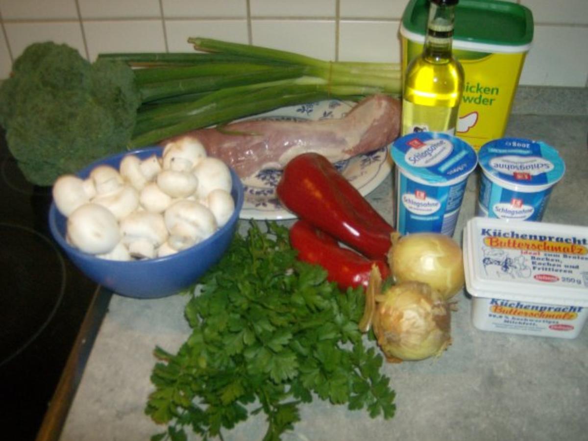 Schweinefilet in Weißwein Sahne Soße Rezept kochbar.de