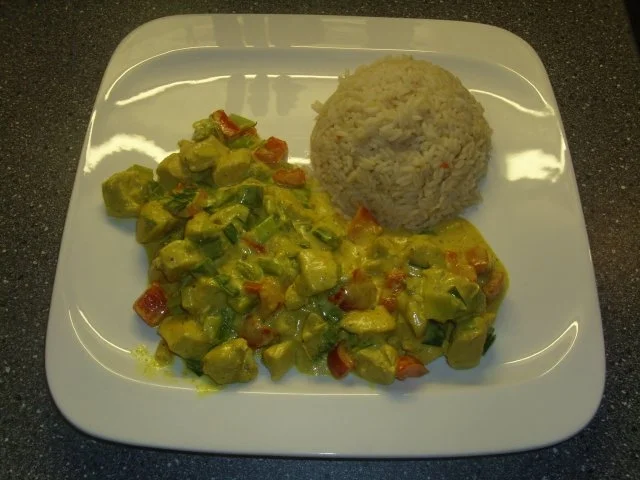 Hühnergeschnetzeltes ein bisschen Indisch - Rezept