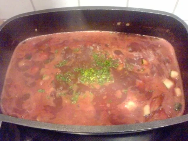 Wenn mieße Muscheln in Rotwein kuscheln -oder- Der Rotwein-öffnet-Tür-und-Tor-Topf - Rezept - Bild Nr. 10