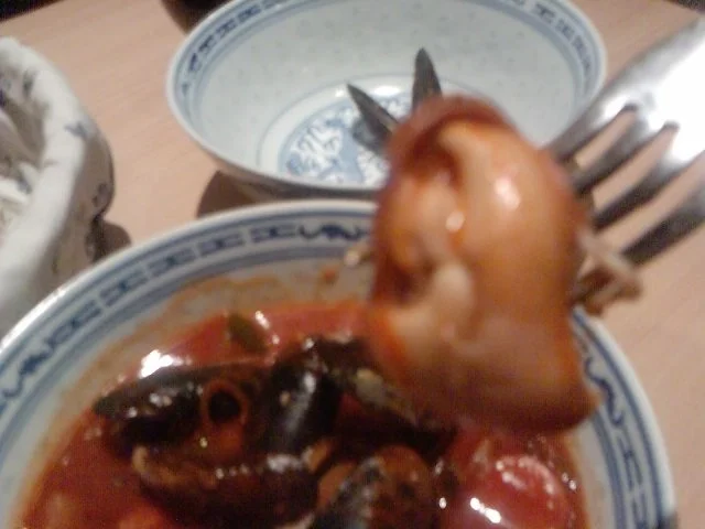 Wenn mieße Muscheln in Rotwein kuscheln -oder- Der Rotwein-öffnet-Tür-und-Tor-Topf - Rezept - Bild Nr. 16