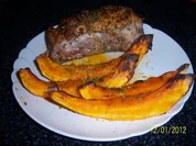 Rippchen mir Kürbisspalten - Rezept