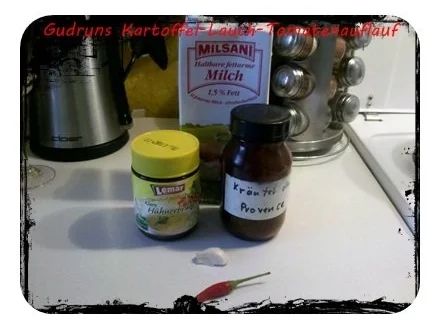 Rezept: Gemüse: Kartoffel-Lauch-Tomatenauflauf Bild Nr. 4 Gemüse: Kartoffel-Lauch-Tomatenauflauf - Rezept - Bild Nr. 4