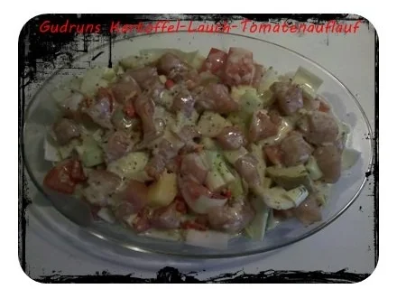 Rezept: Gemüse: Kartoffel-Lauch-Tomatenauflauf Bild Nr. 8 Gemüse: Kartoffel-Lauch-Tomatenauflauf - Rezept - Bild Nr. 8