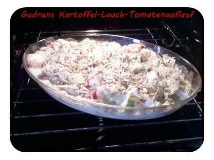 Rezept: Gemüse: Kartoffel-Lauch-Tomatenauflauf Bild Nr. 10 Gemüse: Kartoffel-Lauch-Tomatenauflauf - Rezept - Bild Nr. 10