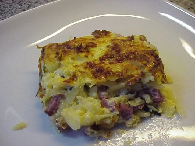 Kartoffel-Kasseler-Auflauf - Rezept