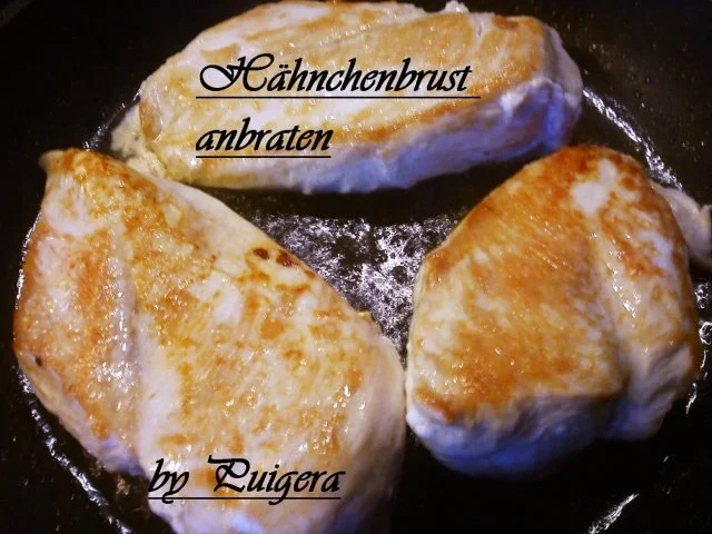 Rezept: Gratinierte Hähnchenbrust auf Tomatenbett Bild Nr. 2 Gratinierte Hähnchenbrust auf Tomatenbett - Rezept - Bild Nr. 2