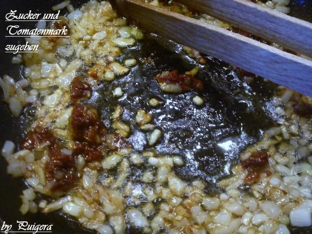 Rezept: Gratinierte Hähnchenbrust auf Tomatenbett Bild Nr. 4 Gratinierte Hähnchenbrust auf Tomatenbett - Rezept - Bild Nr. 4