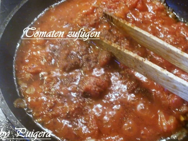 Rezept: Gratinierte Hähnchenbrust auf Tomatenbett Bild Nr. 5 Gratinierte Hähnchenbrust auf Tomatenbett - Rezept - Bild Nr. 5