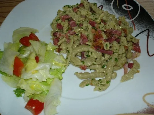 Rezept: Kürbiskern-Öl-Spatz´n Kürbiskern-Öl-Spatz´n - Rezept