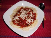 Tomaten-Champignon-Soße>> - Rezept