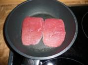 Rezept: Minutensteak an Basmati-Curry-reis & Zuckerschote Minutensteak an Basmati-Curry-reis & Zuckerschote - Rezept