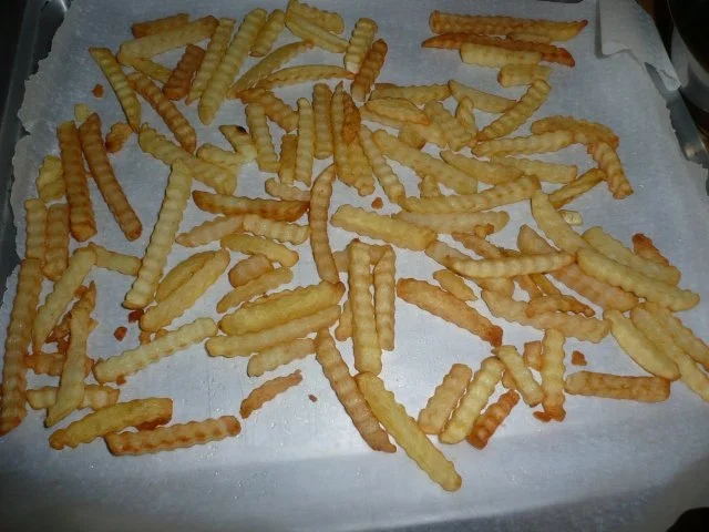 Hähnchen-Beine, Feldsalat & Backofen-pommes - Rezept - Bild Nr. 4