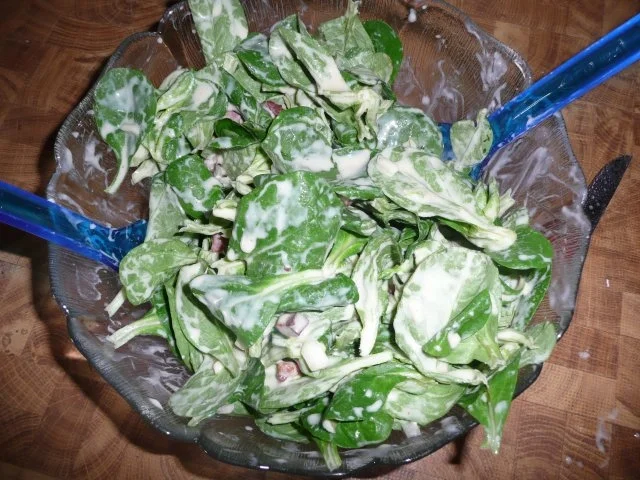 Hähnchen-Beine, Feldsalat & Backofen-pommes - Rezept - Bild Nr. 5