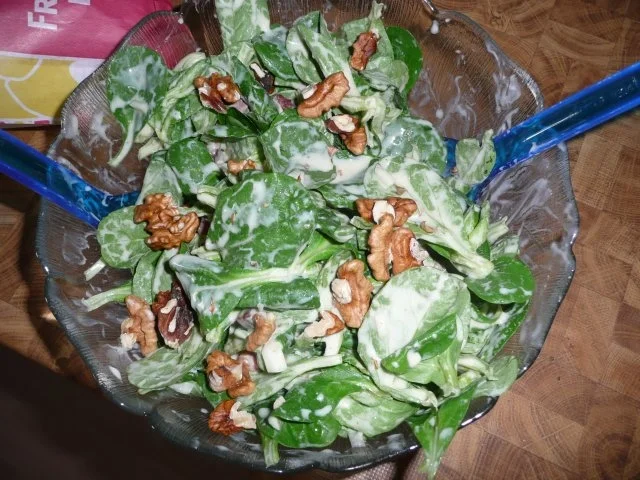 Hähnchen-Beine, Feldsalat & Backofen-pommes - Rezept - Bild Nr. 6