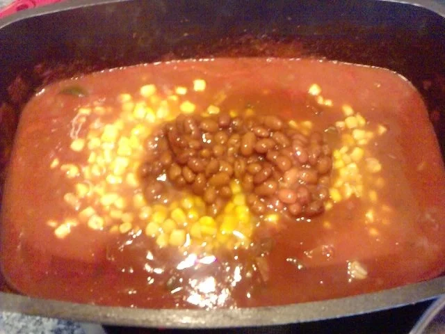 Chili con Pollo Resteverwertung des Rotweingemüsesuds von gestern - Rezept - Bild Nr. 6