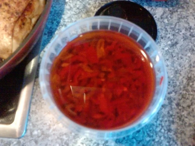 Chili con Pollo Resteverwertung des Rotweingemüsesuds von gestern - Rezept - Bild Nr. 8