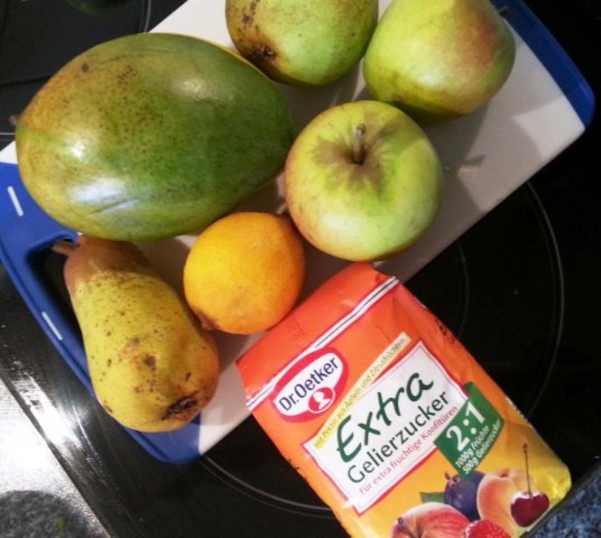 Mango-Birne-Apfel-Marmelade - Rezept - Bild Nr. 2