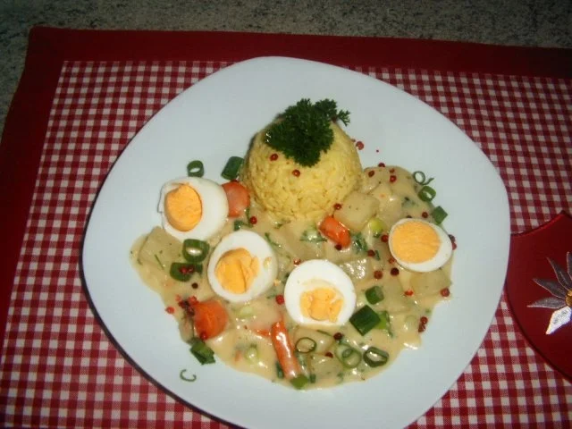 Rezept: Eier mit Gemüse -Ragout Eier mit Gemüse -Ragout - Rezept