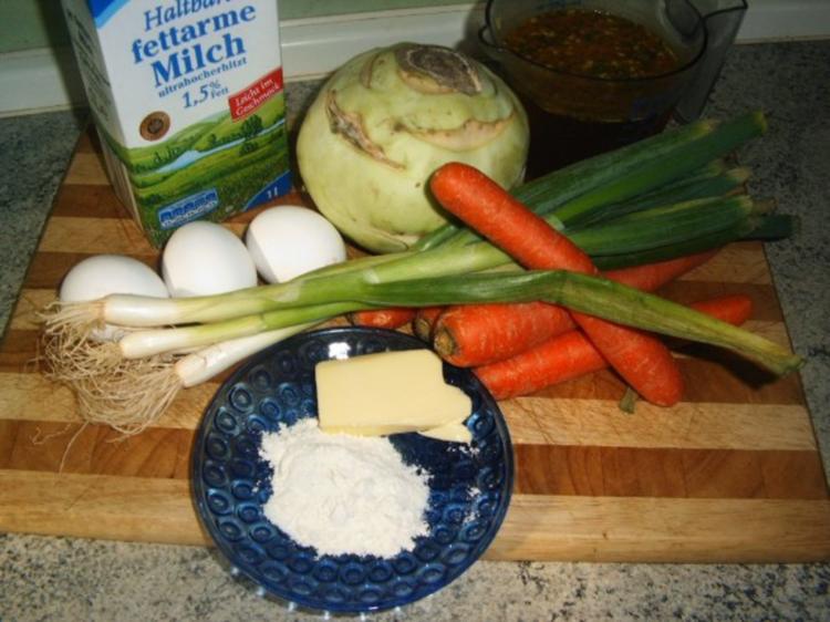 Eier mit Gemüse -Ragout - schnell &amp; einfach - von wastel