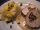 Geflügel: Hähnchenbrust - gefüllt mit Champignon und Frühlingszwiebeln - Rezept