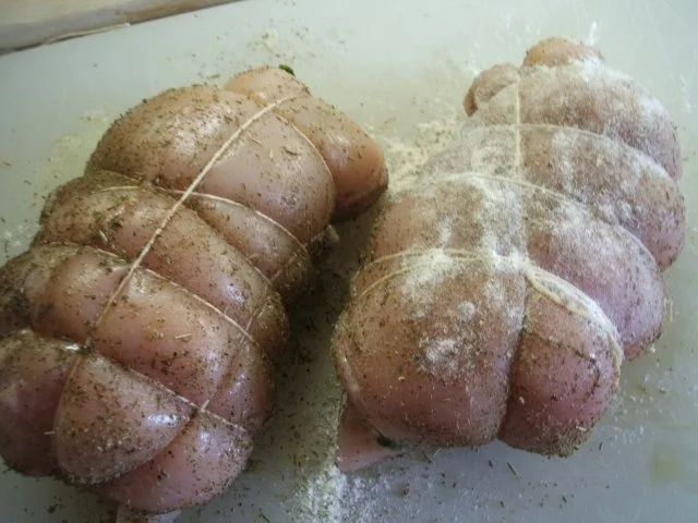 Geflügel: Hähnchenbrust - gefüllt mit Champignon und Frühlingszwiebeln - Rezept - Bild Nr. 9