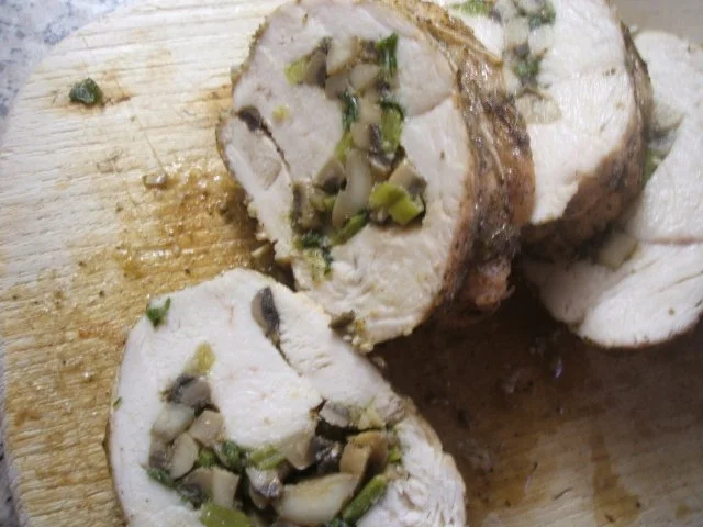Geflügel: Hähnchenbrust - gefüllt mit Champignon und Frühlingszwiebeln - Rezept - Bild Nr. 14