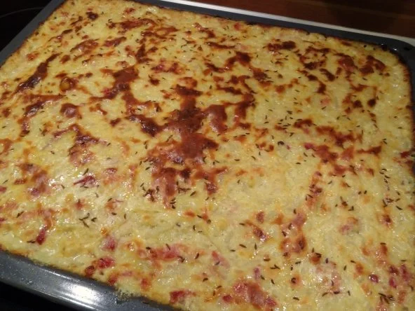 Hätzfelder Zwiebelblootz - Rezept