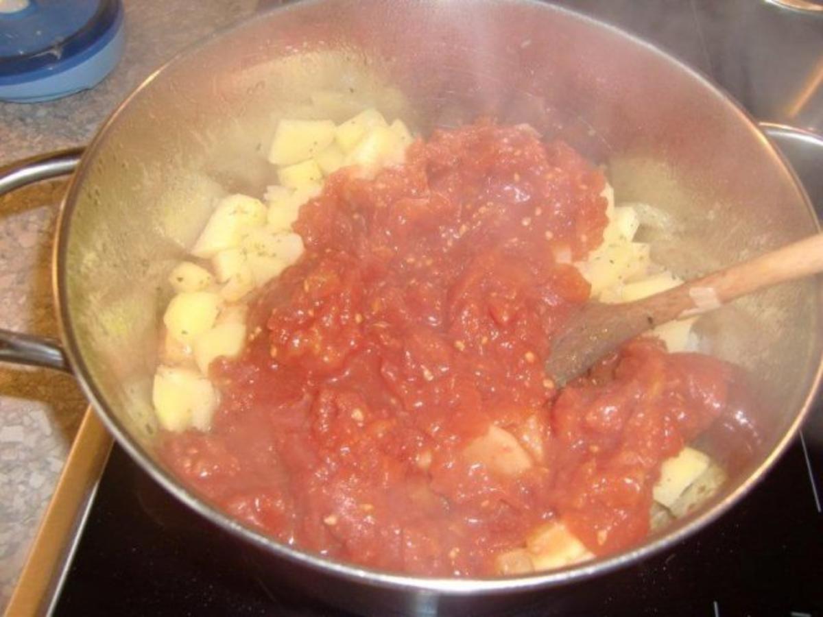 Tomaten-Bohnen-Suppe mit Kartoffeln - Rezept - Bild Nr. 9