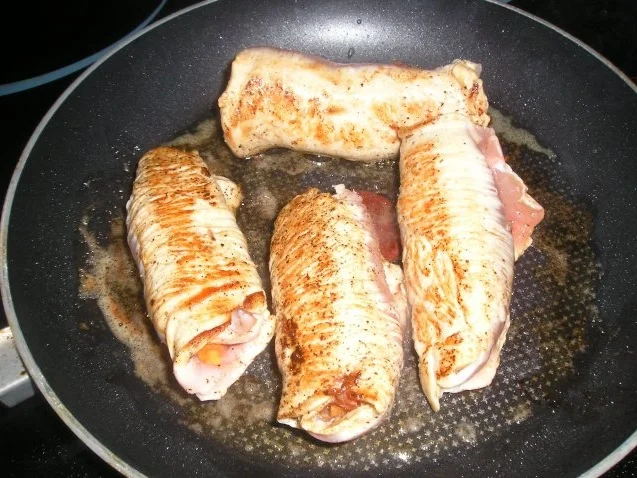 Putenröllchen mögen`s feurig - Rezept - Bild Nr. 3