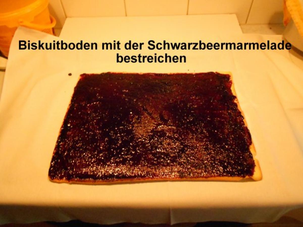 Himbeer-Schwarzbeeren  Charlotten Torte - Rezept - Bild Nr. 26