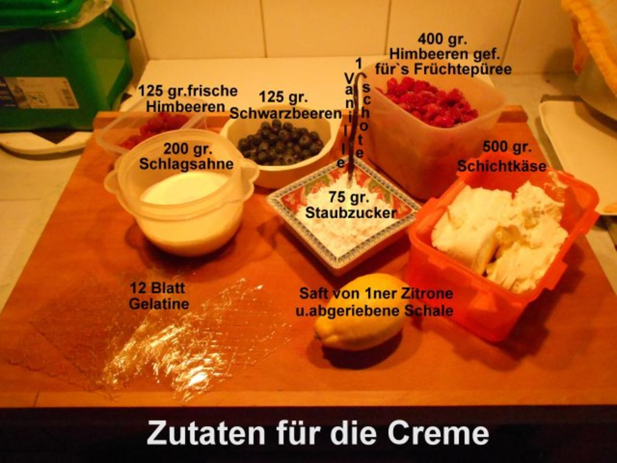 Himbeer-Schwarzbeeren  Charlotten Torte - Rezept - Bild Nr. 30
