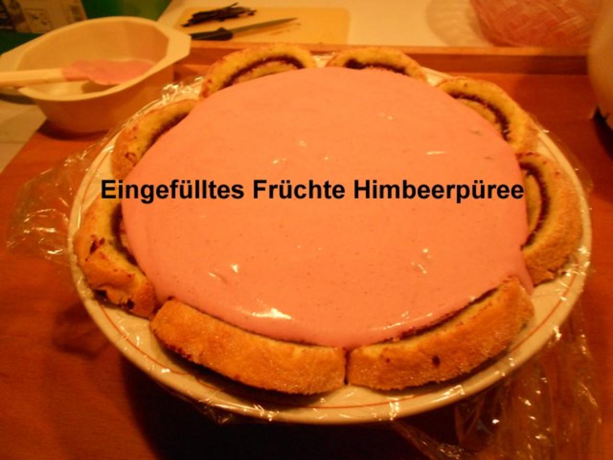 Himbeer-Schwarzbeeren  Charlotten Torte - Rezept - Bild Nr. 60