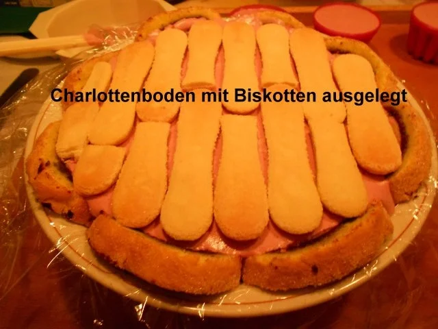 Himbeer-Schwarzbeeren  Charlotten Torte - Rezept - Bild Nr. 62