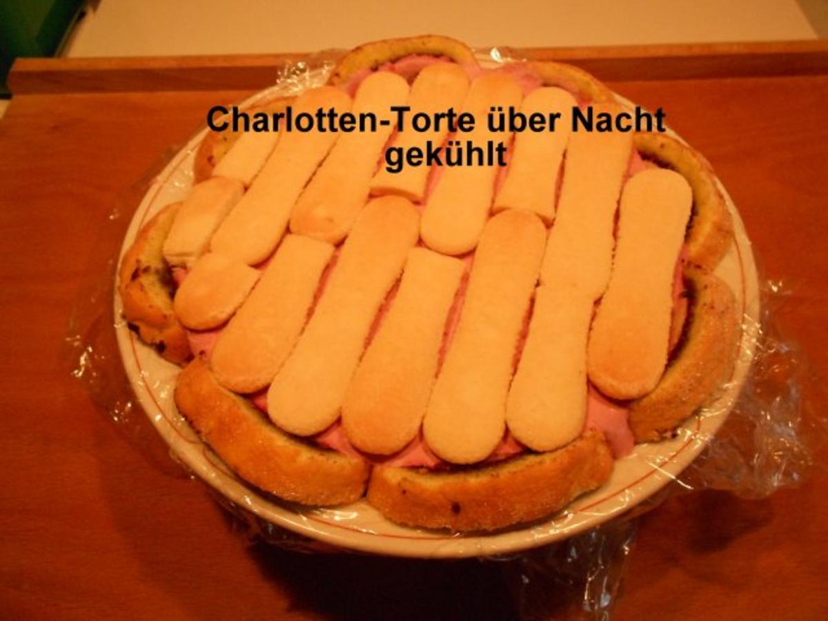 Himbeer-Schwarzbeeren  Charlotten Torte - Rezept - Bild Nr. 64