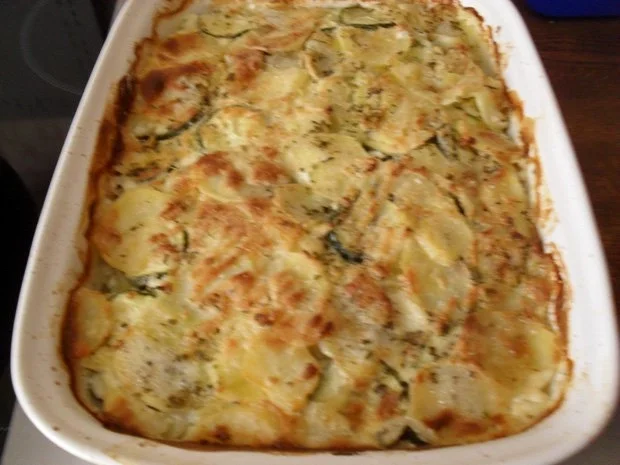 Rezept: Auflauf: Kartoffel-Zucchini-Auflauf Bild Nr. 6 Auflauf: Kartoffel-Zucchini-Auflauf - Rezept - Bild Nr. 6