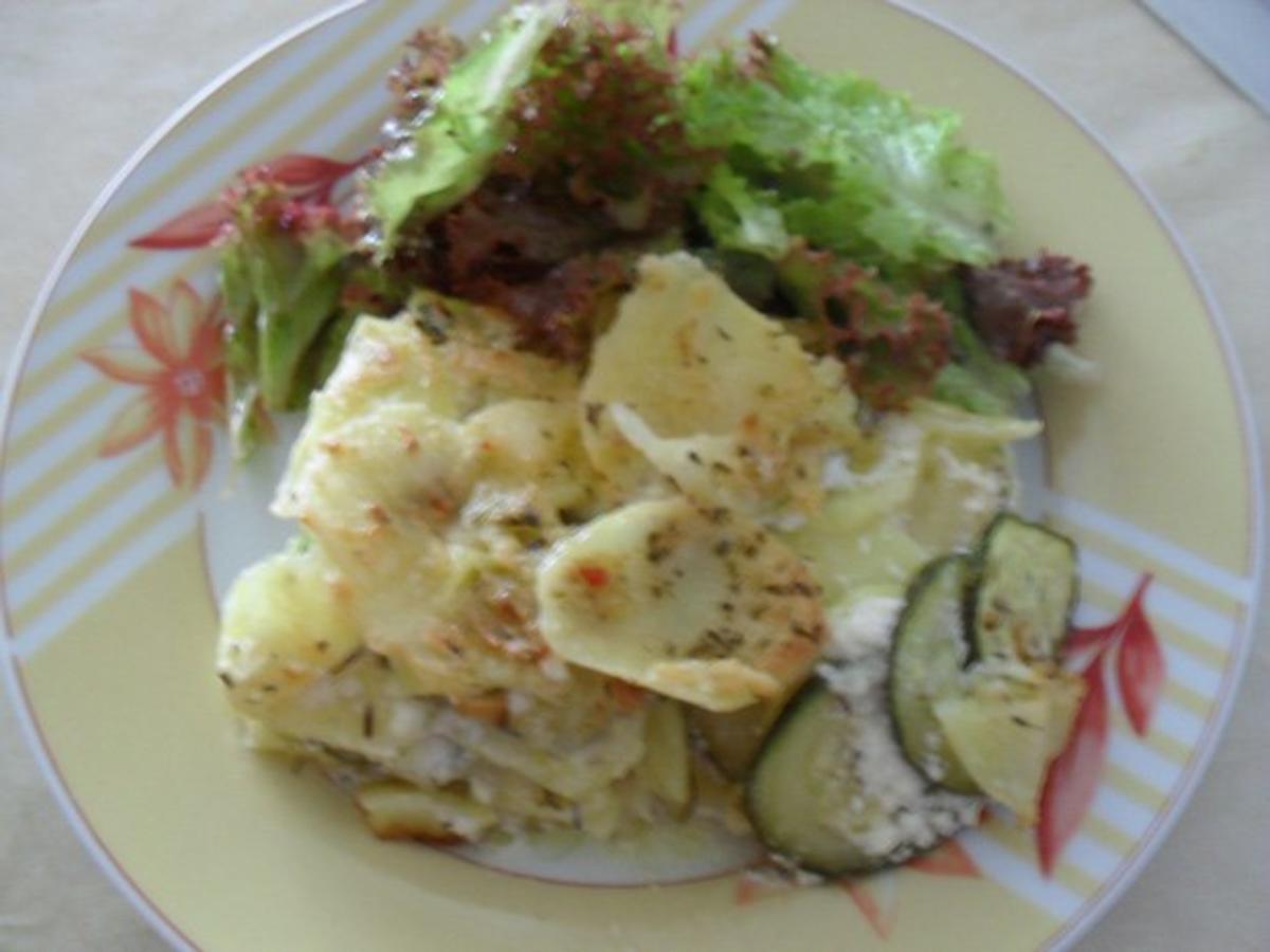 Auflauf: Kartoffel-Zucchini-Auflauf - Rezept - Bild Nr. 8